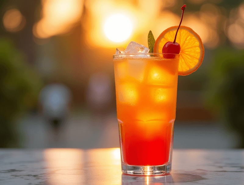 Zonsondergang Paradijs